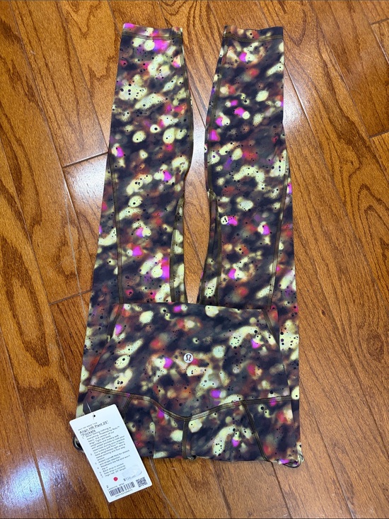 lululemon athletica Pants - 075. Lululemon Align HR Pant with Pockets 25" Soft Focus Splatter Green 2 NWT
